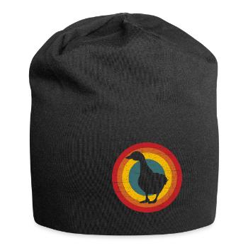 Ente - Jersey-Beanie - Schwarz - Vorne