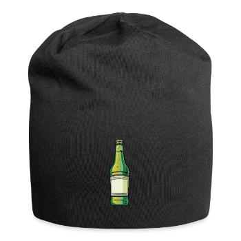 Beer Bottle Beer Drinking Icon - Jersey Beanie - black - Front