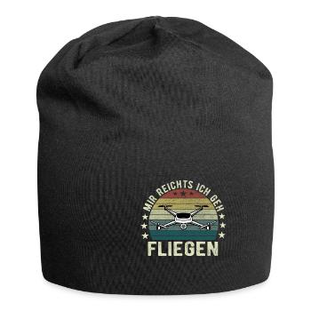 Mir Reichts Ich Geh Fliegen Drohne Drohnenflieger - Jersey-Beanie - Schwarz - Vorne