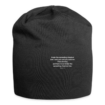 HQ Under the spread white 8f3b6e4ee255e503d0c8e5f6 - Jersey Beanie - black - Front