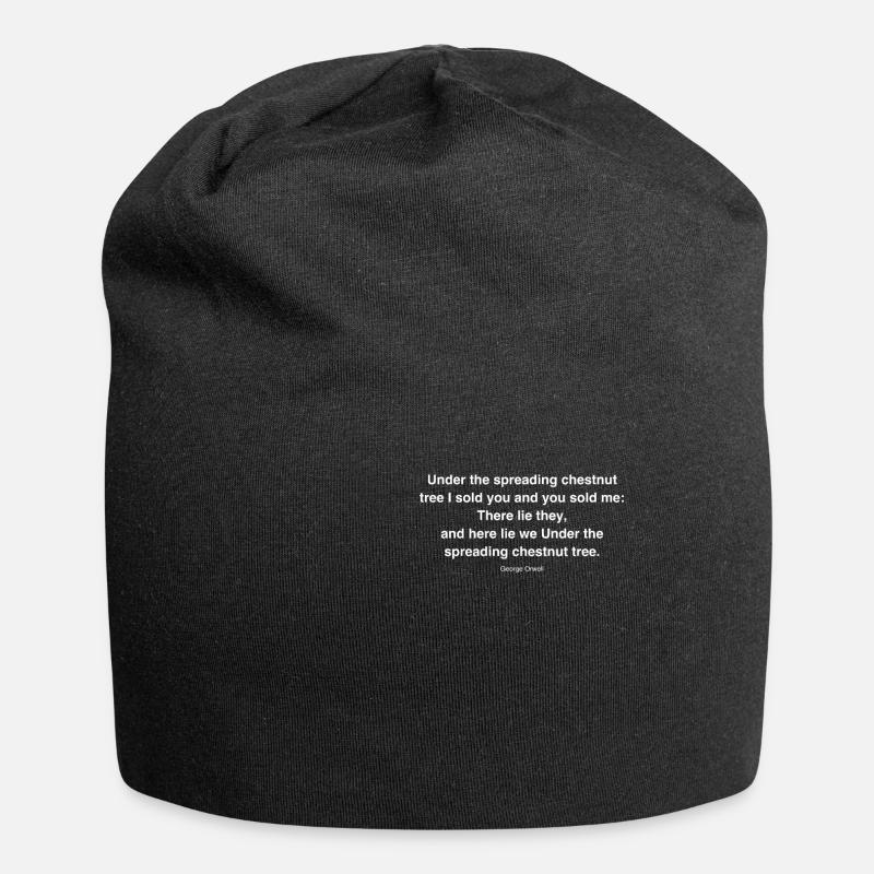 HQ Under the spread white 8f3b6e4ee255e503d0c8e5f6 - Jersey Beanie - black