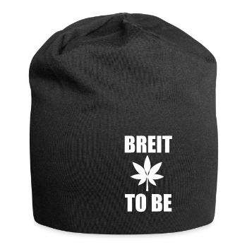 Junggesellenabschied Kiffer kiffen Witz - Jersey-Beanie - Schwarz - Vorne