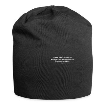A year spent in artificial intelligence is enough - Jersey-Beanie - Schwarz - Vorne