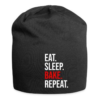 Mangez Sommeil Cuire Au Four Répéter Baker Cadeau - Bonnet en jersey - noir - Devant