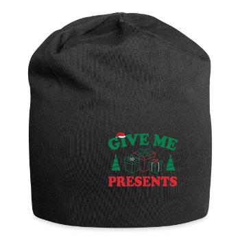 Christmas - Jersey-Beanie - Schwarz - Vorne