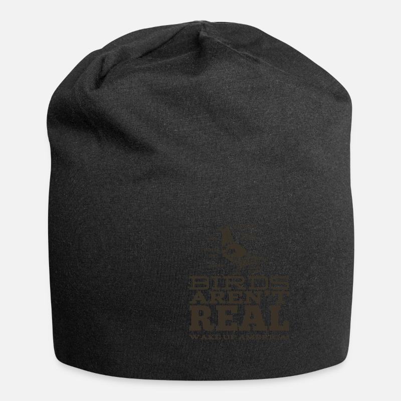 Birds Aren't Real - Jersey-Beanie - Schwarz