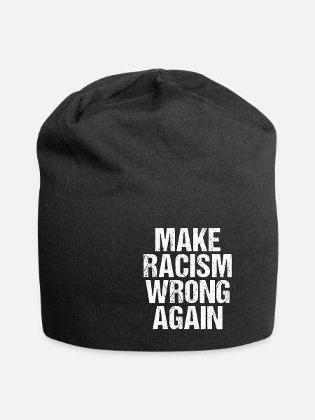 Make Racism Wrong Again Anti - Jersey-Beanie - Schwarz
