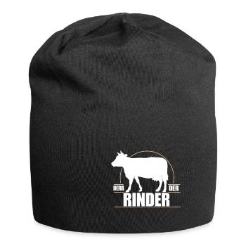 Herr der Rinder - Jersey-Beanie - Schwarz - Vorne