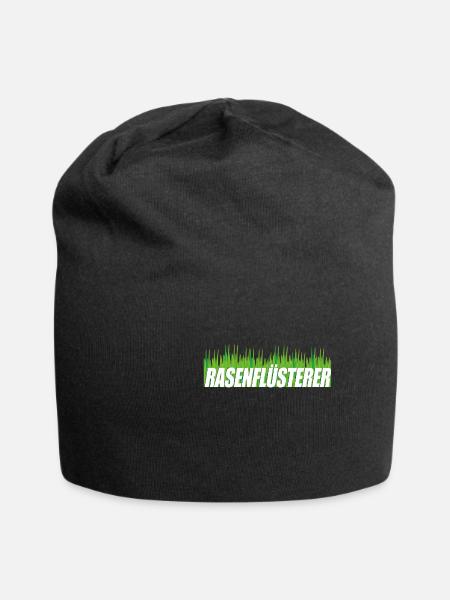 Rasenflüsterer - Jersey-Beanie - Schwarz