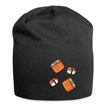 Sushi Bad Funny Design for Japan Fans - Jersey Beanie - black - Front