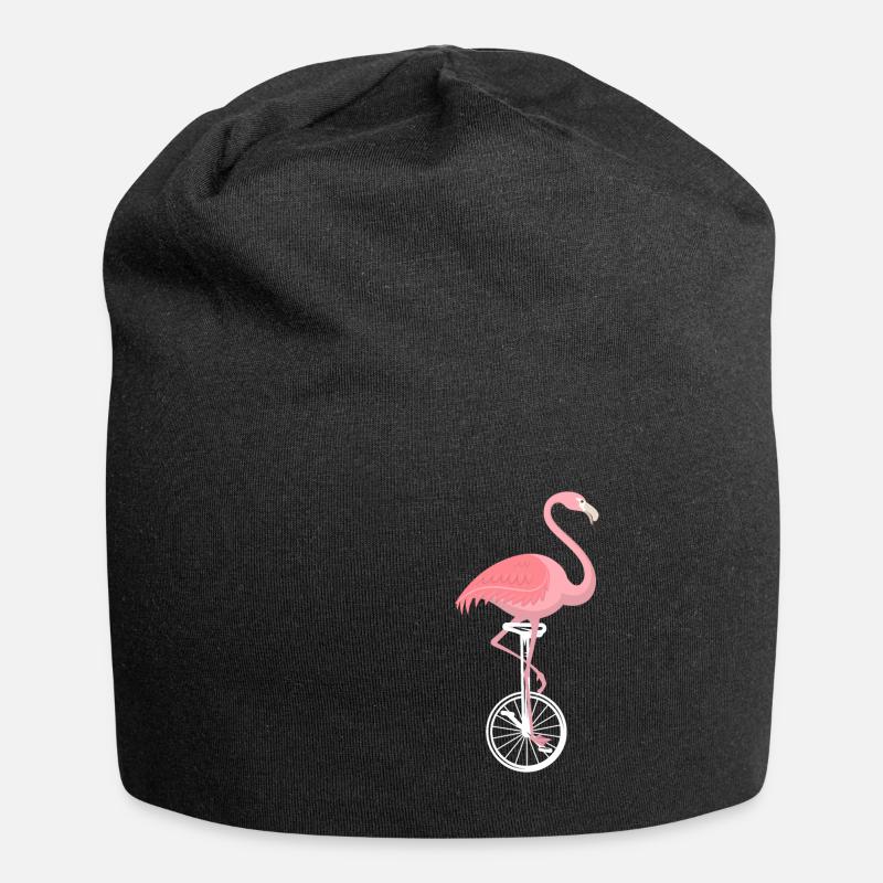 Einrad - Jersey-Beanie - Schwarz
