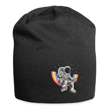 Astronaut Design - Jersey Beanie - black - Front