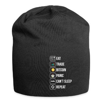 Stocks Stock Market Trader Saying - Jersey Beanie - black - Front