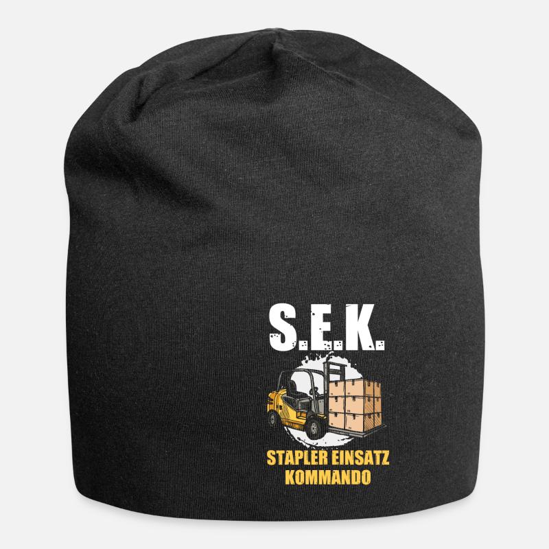 S.E.K Stapler Einsatz Kommando - Jersey-Beanie - Schwarz