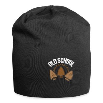 Old School Pfeilspitzen Bogenschießen - Jersey-Beanie - Schwarz - Vorne