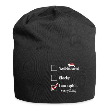 Funny inflation Christmas saying - Jersey Beanie - black - Front