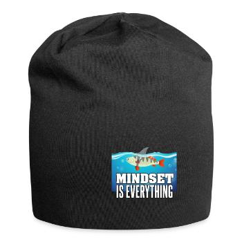Mindset is everything - Jersey Beanie - black - Front