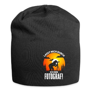 Lustiges fotografie Fotografen Design - Jersey-Beanie - Schwarz - Vorne