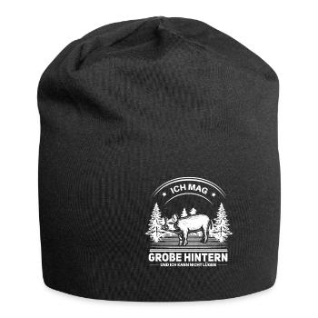 I like big bucks and I can not lie - Jersey-Beanie - Schwarz - Vorne