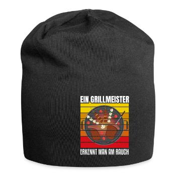Cooler Griller Barbeque Grillen Spruch - Jersey-Beanie - Schwarz - Vorne