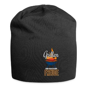 Cooler Griller Barbeque Grillen Spruch - Jersey-Beanie - Schwarz - Vorne
