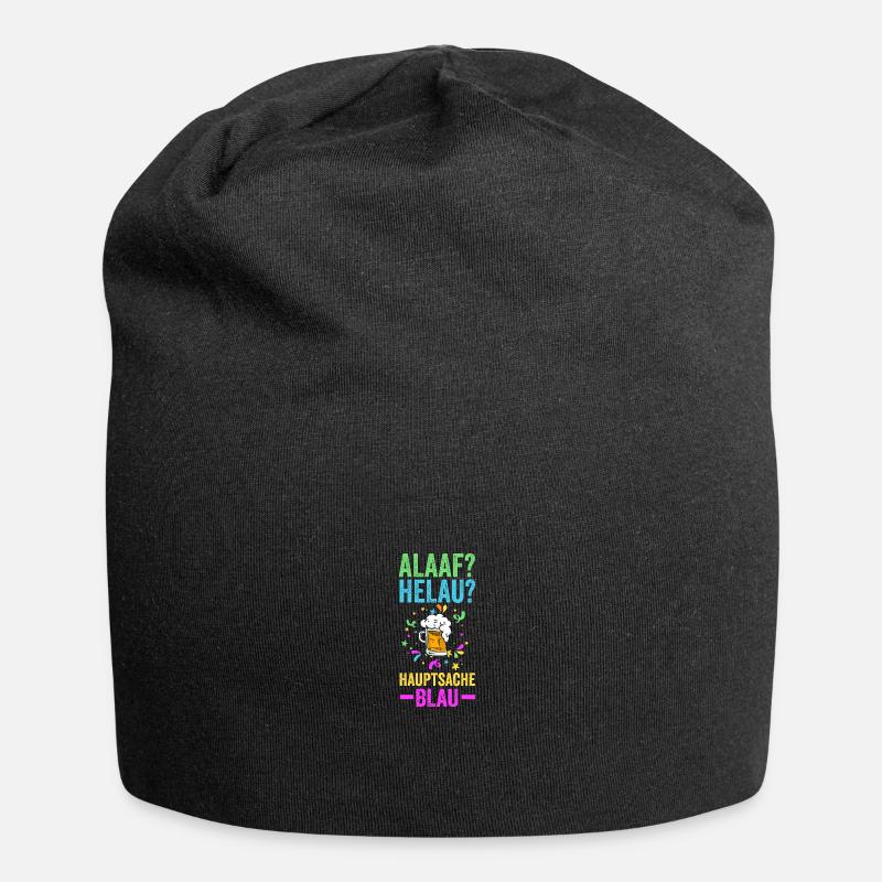Costume de carnaval Boire de la bière Carnaval Carnaval - Bonnet en jersey - noir