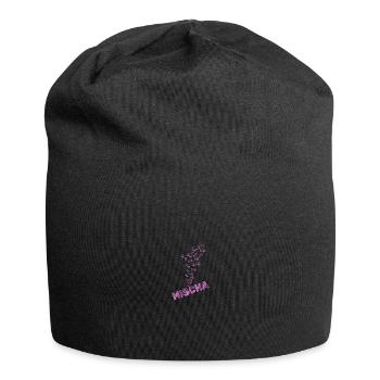 Geschenk für Mischa - Jersey-Beanie - Schwarz - Vorne