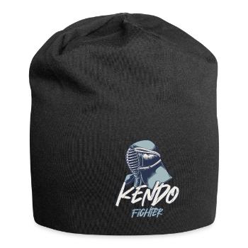 Kendo Fighter Japanese Warrior Samurai Katana - Jersey Beanie - black - Front