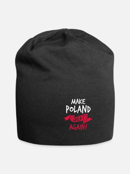 Make Poland Great Again colored - Jersey-Beanie - Schwarz
