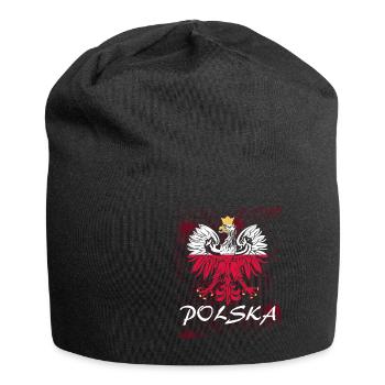 Polen - Jersey-Beanie - Schwarz - Vorne