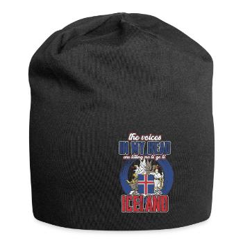 Island - Jersey-Beanie - Schwarz - Vorne