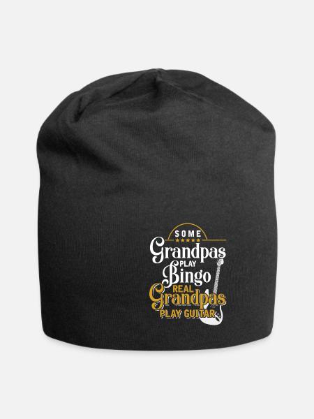 Cordes de guitare guitariste cadeau instrument de musique - Bonnet en jersey - noir