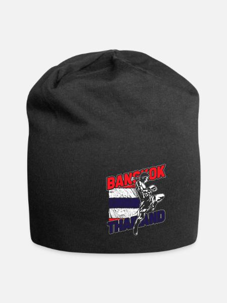 Thaïlande - Bonnet en jersey - noir