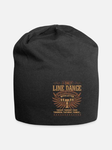 Line dance - Jersey Beanie - black