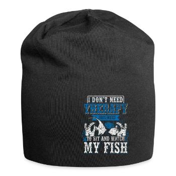 Aquarium - Jersey-Beanie - Schwarz - Vorne
