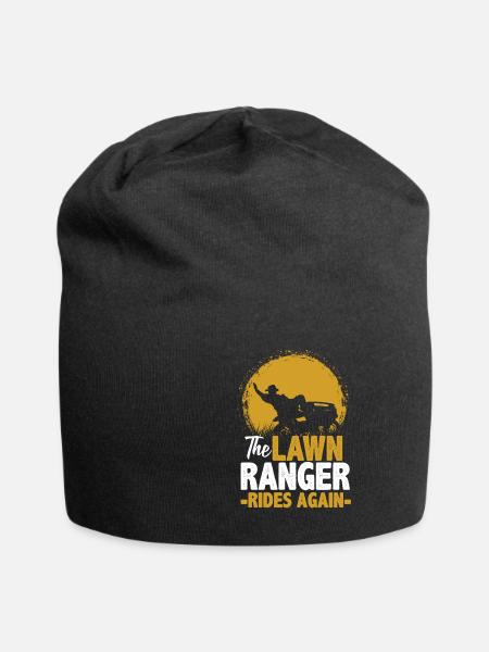 Gärtner Rasenmäher - Jersey-Beanie - Schwarz