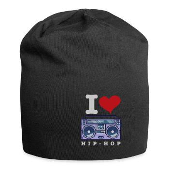 Streetdance Breakdance Hip Hop Musik Tanzsport - Jersey-Beanie - Schwarz - Vorne