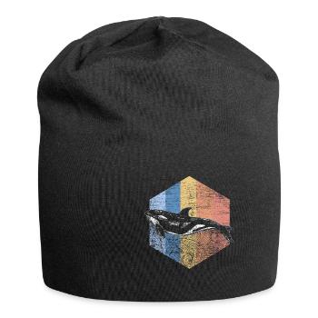 killer whale - Jersey Beanie - black - Front