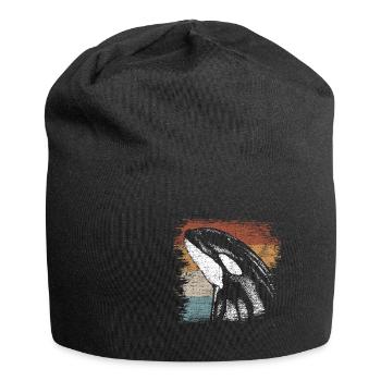 killer whale - Jersey Beanie - black - Front