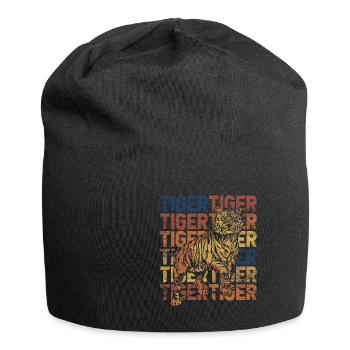 Tiger - Jersey-Beanie - Schwarz - Vorne
