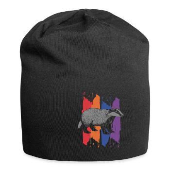Dachs - Jersey-Beanie - Schwarz - Vorne