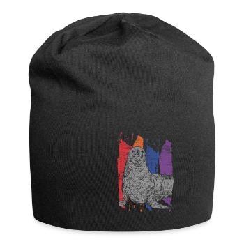 seal - Jersey Beanie - black - Front