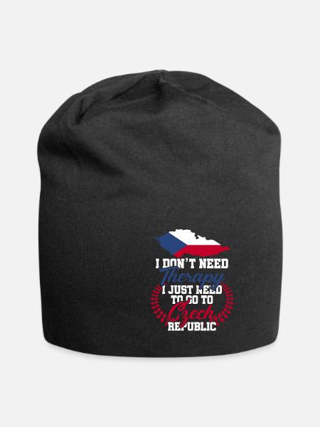 Czech Republic - Jersey Beanie - black