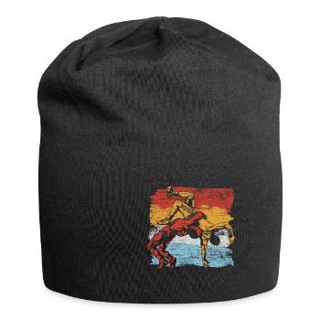 Wrestling - Jersey-Beanie - Schwarz - Vorne
