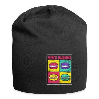 Macaron - Bonnet en jersey - noir - Devant