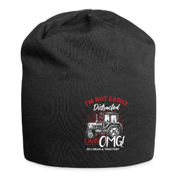 tractor - Jersey Beanie - black - Front