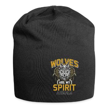 Loup Spirit Spirit Pack Pack Hurlement Lune - Bonnet en jersey - noir - Devant