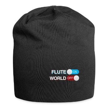 flute - Jersey Beanie - black - Front