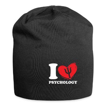 Psychologie - Jersey-Beanie - Schwarz - Vorne