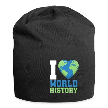 world history - Jersey Beanie - black - Front